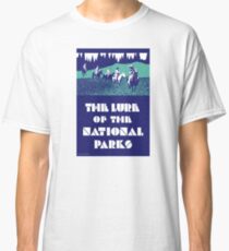 USA National Parks Vintage Poster Restored Classic T-Shirt
