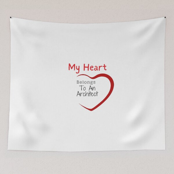 Item preview,  My Heart Belongs To An Architect designed and sold by yassminishop.