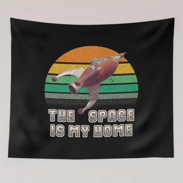 Item preview, The space is my town with a vintage shuttle designed and sold by Goliardika-Shop.