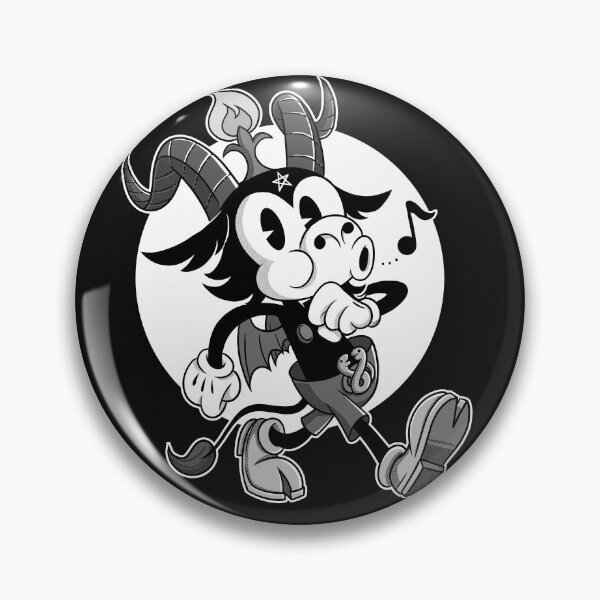 Item preview, Blackcraft Atheist Satan Baphomet goat Retro Cartoon Lucifer designed and sold by AlteregoShop.
