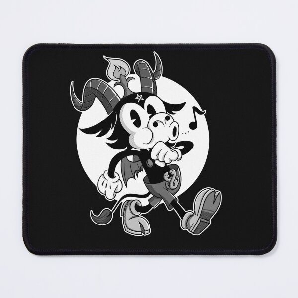 Item preview, Blackcraft Atheist Satan Baphomet goat Retro Cartoon Lucifer designed and sold by AlteregoShop.