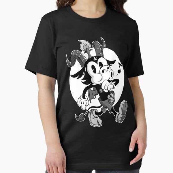 Item preview, Blackcraft Atheist Satan Baphomet goat Retro Cartoon Lucifer designed and sold by AlteregoShop.