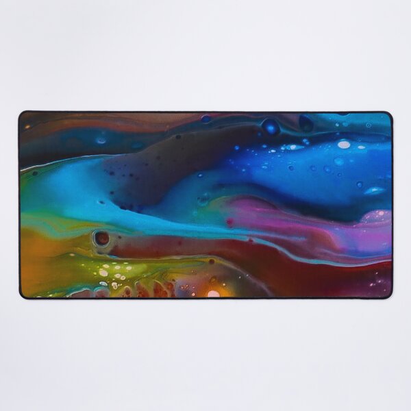 Item preview, Muted Turquoise Drip (acrylic pour) designed and sold by Alane Fideler.