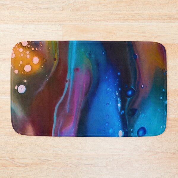 Item preview, Muted Turquoise Drip (acrylic pour) designed and sold by Alane Fideler.