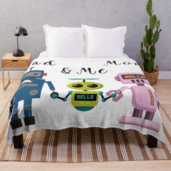 Item preview, Illustration of a futuristic robots family designed and sold by Goliardika-Shop.
