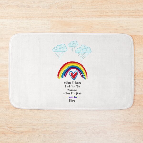 Item preview, When it rains, look for rainbows, when it's dark, look for stars, positivity designed and sold by DonmedPro1.