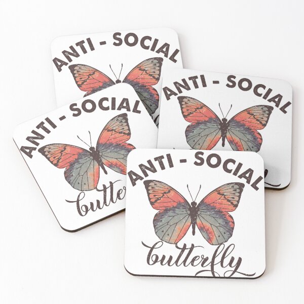 Item preview, Anti-social Butterfly designed and sold by BestdesignerFM.