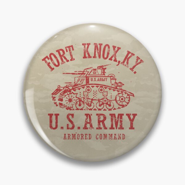 Item preview, Fort Knox Vintage Red Emblem designed and sold by Lidra Zehcnas.