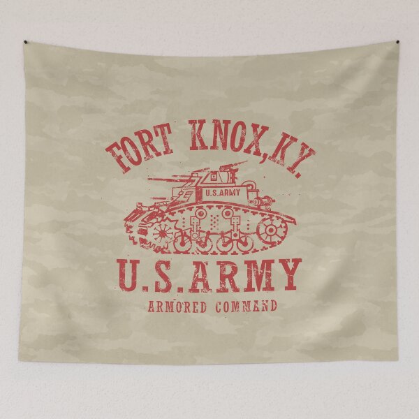 Item preview, Fort Knox Vintage Red Emblem designed and sold by Lidra Zehcnas.