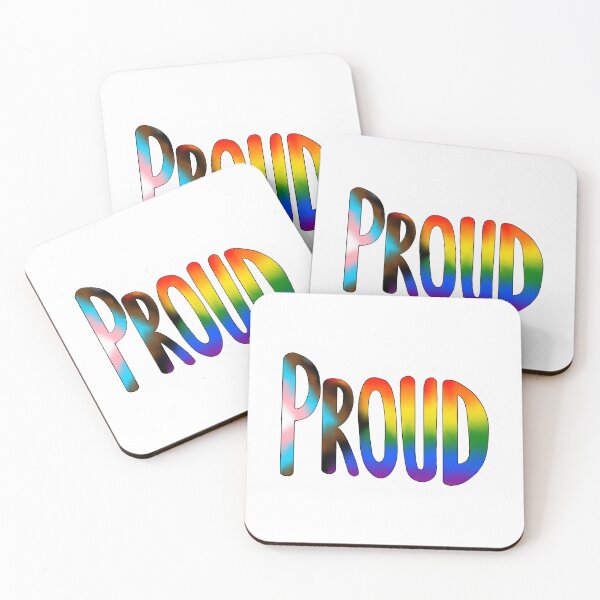 Item preview, Proud (Progress design) Sticker designed and sold by HandsomeShark22.