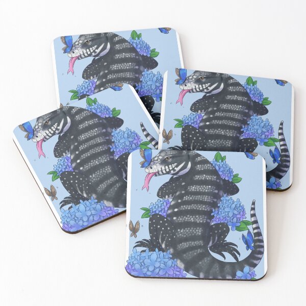 Item preview, Tegu with butterflies designed and sold by Annadrujok.