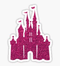 Pink Glitter Wishes Sticker