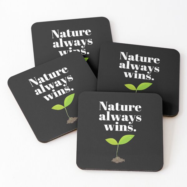 Item preview, Nature Always Wins - Environmental t-shirt, magnets, mugs and more! designed and sold by JCMCDesigns.