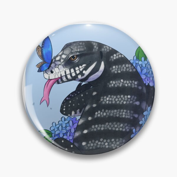 Item preview, Tegu with butterflies designed and sold by Annadrujok.