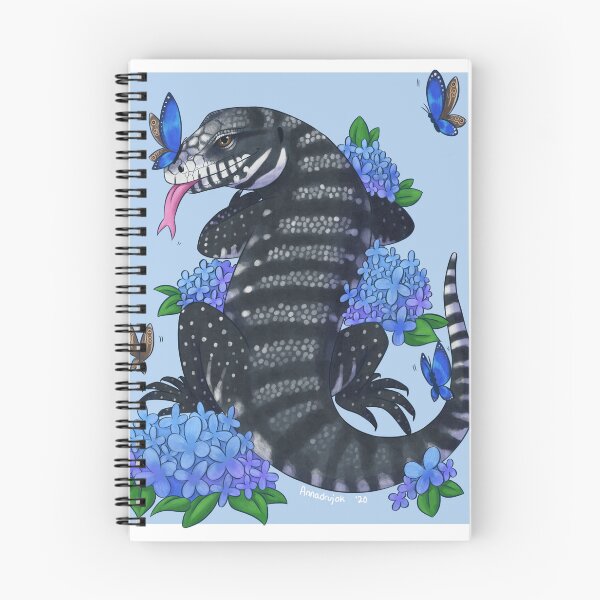 Item preview, Tegu with butterflies designed and sold by Annadrujok.