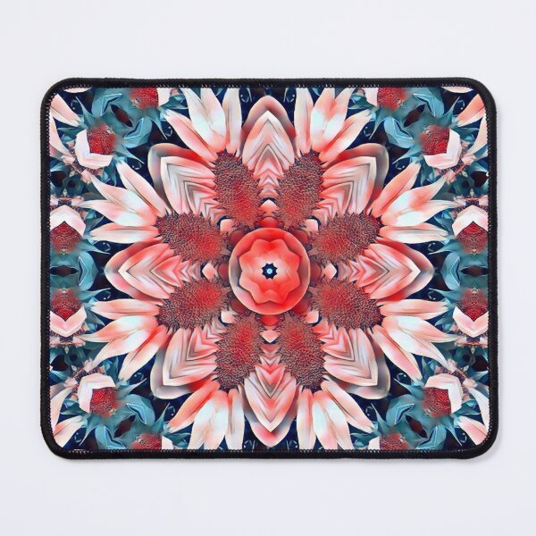 Item preview, Red sunflower pattern designed and sold by MarieClaude1954.