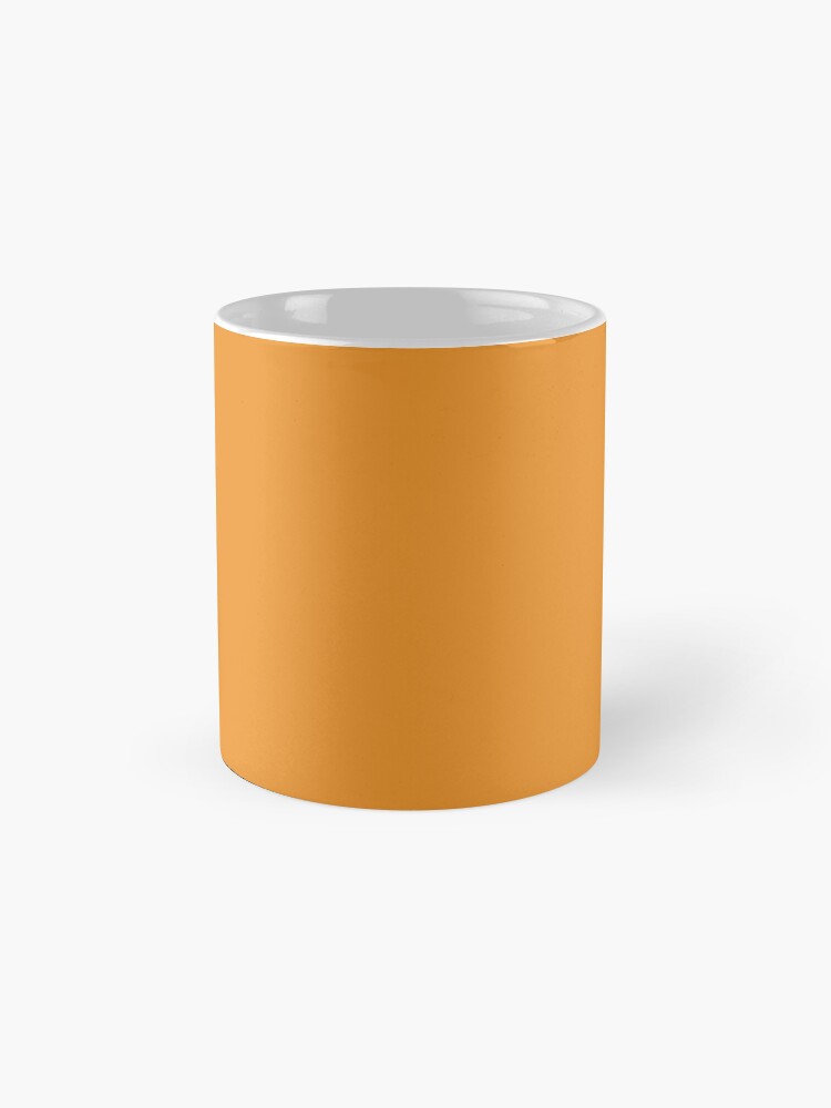 Alternate view of La Coleur Mine Orange (after Yves Klein) Coffee Mug