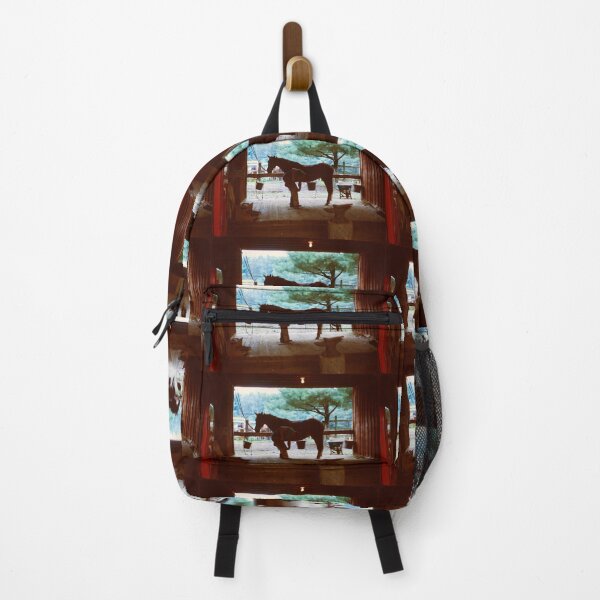 Item preview,  C2022 Steve Yellowbear Fine Art  IN BARN HORSE SHOEING designed and sold by SteveYellowbear.
