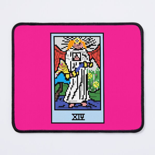 Item preview, Wait, is this pixel art tarot? Pink - Major Arcana 'Temperance' (Design for T-shirt, stickers and other accessories) designed and sold by Pixel Waite.