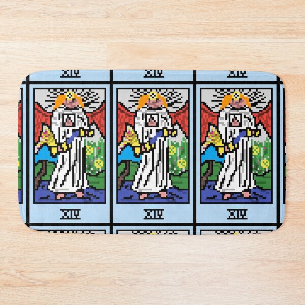 Item preview, Wait, is this pixel art tarot? Pink - Major Arcana 'Temperance' (Design for T-shirt, stickers and other accessories) designed and sold by Pixel Waite.