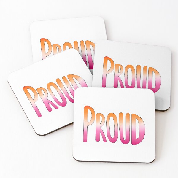 Item preview, Proud (Lesbian design) Sticker designed and sold by HandsomeShark22.