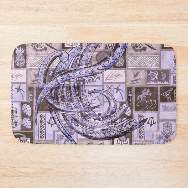 Item preview, Vintage Samoan Tapa Patchwork - Hawaiian Ancient Tribal Overlay  designed and sold by sunnthreads.