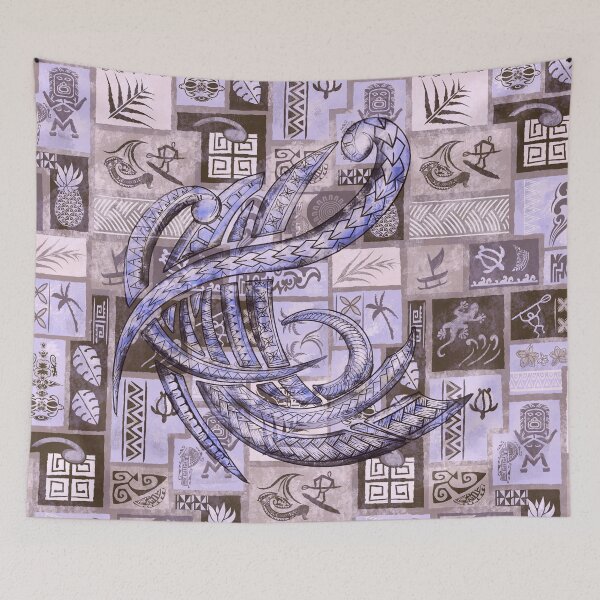 Item preview, Vintage Samoan Tapa Patchwork - Hawaiian Ancient Tribal Overlay  designed and sold by sunnthreads.