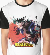 Boku no hero academia splatter Graphic T-Shirt