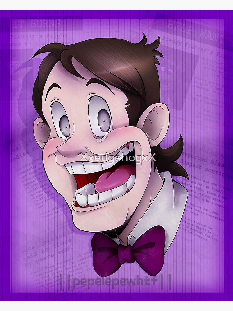 "William Afton Smile of a Killer " Poster for Sale by XxedgehogxX