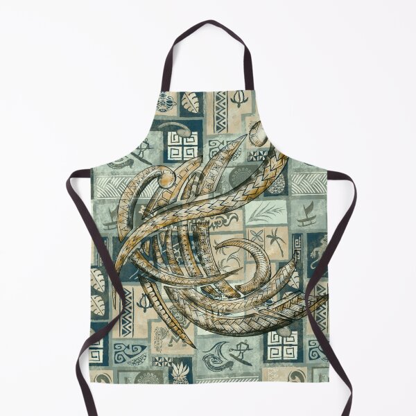Item preview, Samoan Village Tapa Patchwork - Hawaiian Ancient Tribal Overlay designed and sold by sunnthreads.