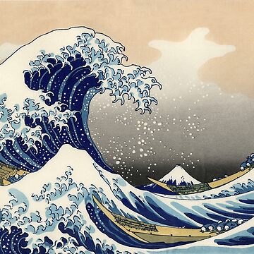 Artwork thumbnail, The Great Wave Off Kanagawa by maryedenoa