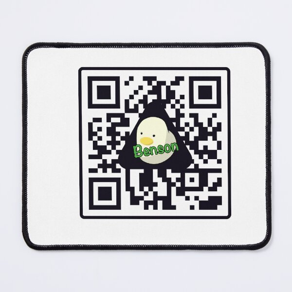 Artikelvorschau, benson ente qr code meme entworfen und verkauft von Kidutees.
