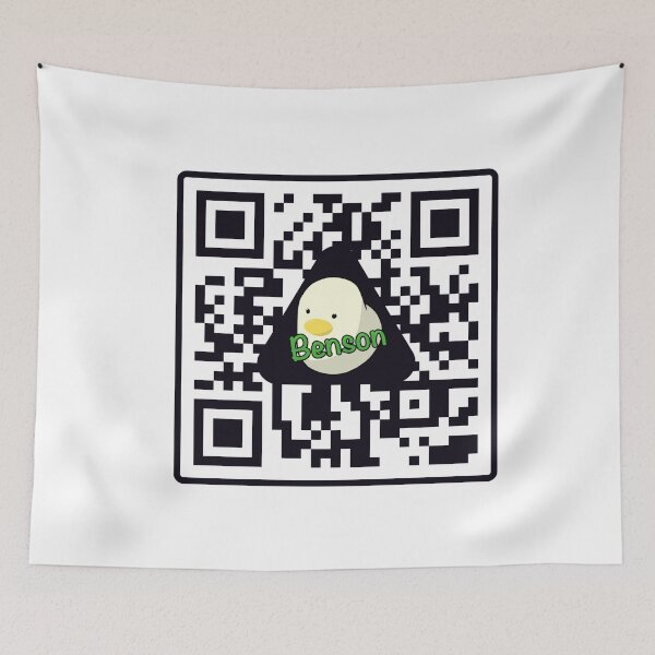 Item preview, benson duck qr code meme designed and sold by Kidutees.