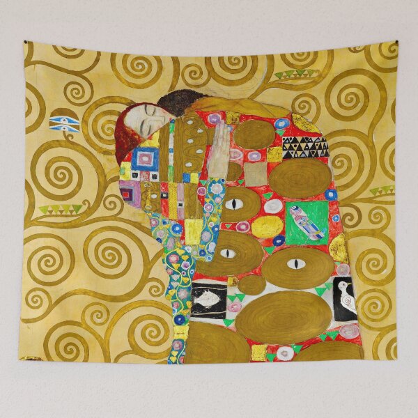 Artikelvorschau, GUSTAV KLIMT HD - Fulfilment 1910 - 1911 by Klimt entworfen und verkauft von Go Logo Designs.