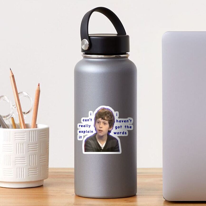 I Can't Really Explain It Tom Holland "Tom Holland I can’t really explain it I haven’t got the words" Sticker
