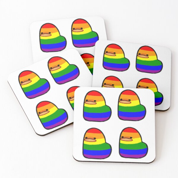 Item preview, Benson duck pride sticker pack  designed and sold by Kidutees.