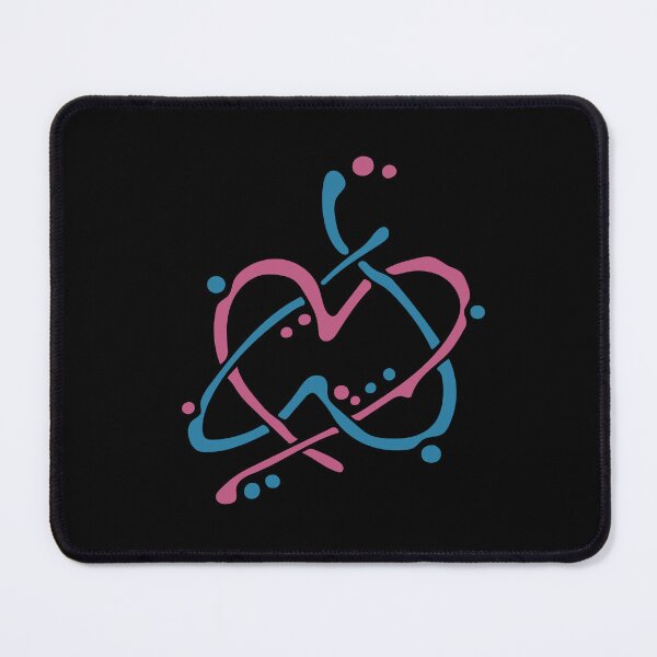 Item preview, heart+heart / dark backgrounds designed and sold by LeMoor.
