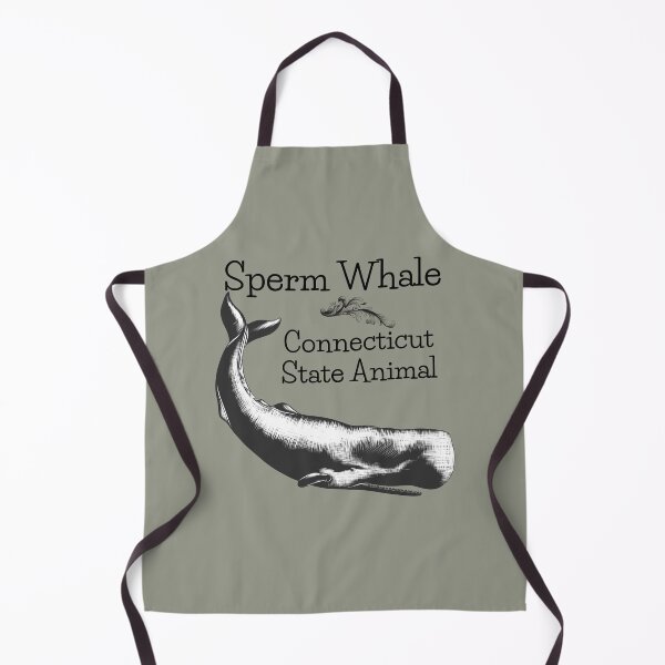 Artikelvorschau, Pottwal Connecticut State Animal Line Drawing Design entworfen und verkauft von EarthArtDesigns.