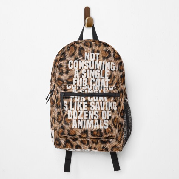 Item preview, Not consuming a single fur coat is like saving dozens of animals. designed and sold by challengecafe.