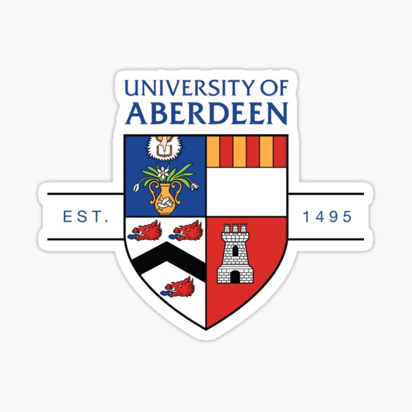 "The University Of Aberdeen In Scotland" Sticker By Urbantale | Redbubble