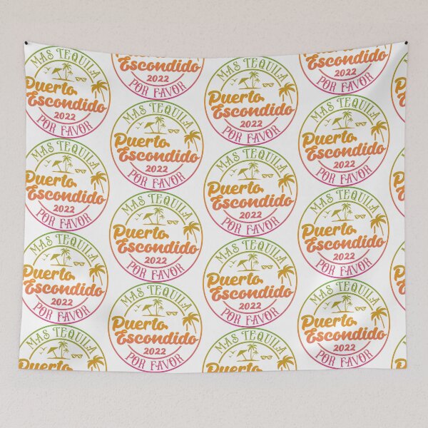Item preview, Puerto Escondido 2022, Mexico, Más Tequila Por Favor designed and sold by imjuliana.
