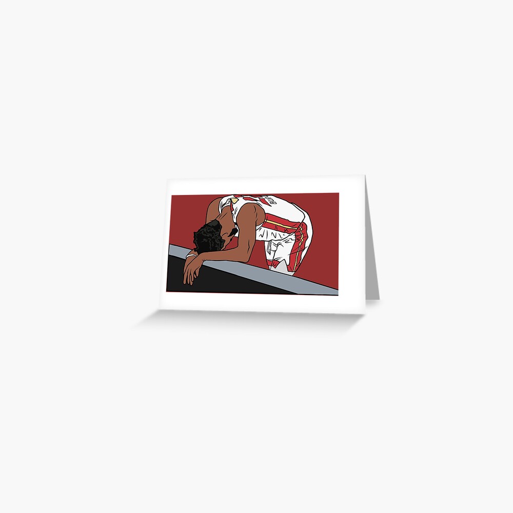 "Jimmy Butler Exhausted Meme" Greeting Card by RatTrapTees | Redbubble