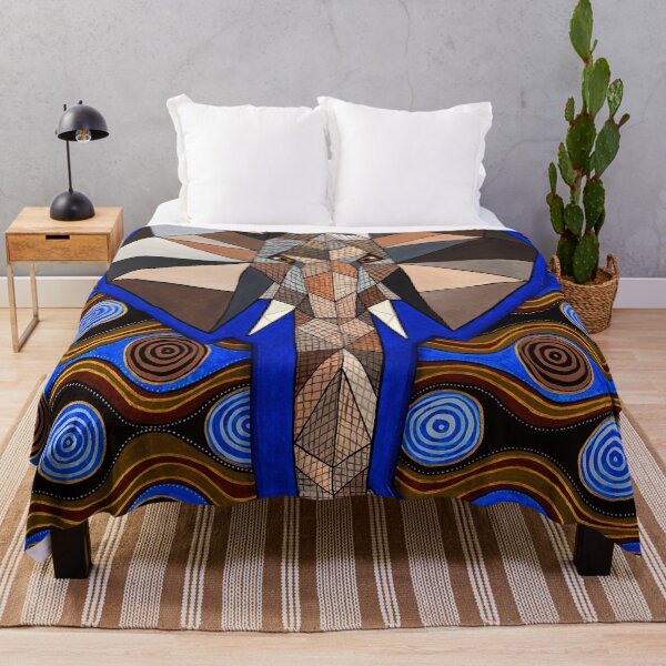 African Elephant Throw Blanket