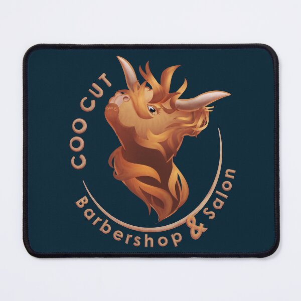 Item preview, Coo Cut Barbershop & Salon Scottish Highland Cow  designed and sold by GulfGal.