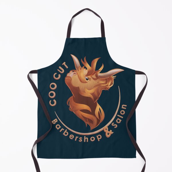 Item preview, Coo Cut Barbershop & Salon Scottish Highland Cow designed and sold by GulfGal.