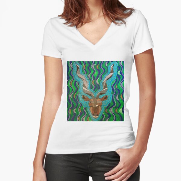 Fitted V-Neck T-Shirt