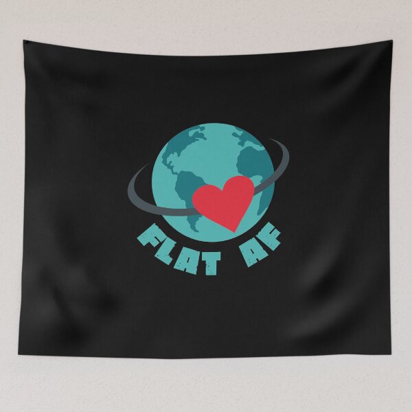 Item preview, Vintage flat as fuck earth illustration  designed and sold by garniturex.