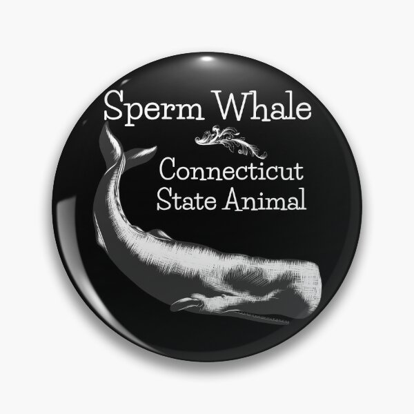 Artikelvorschau, Pottwal Connecticut State Animal Line Drawing Design entworfen und verkauft von EarthArtDesigns.