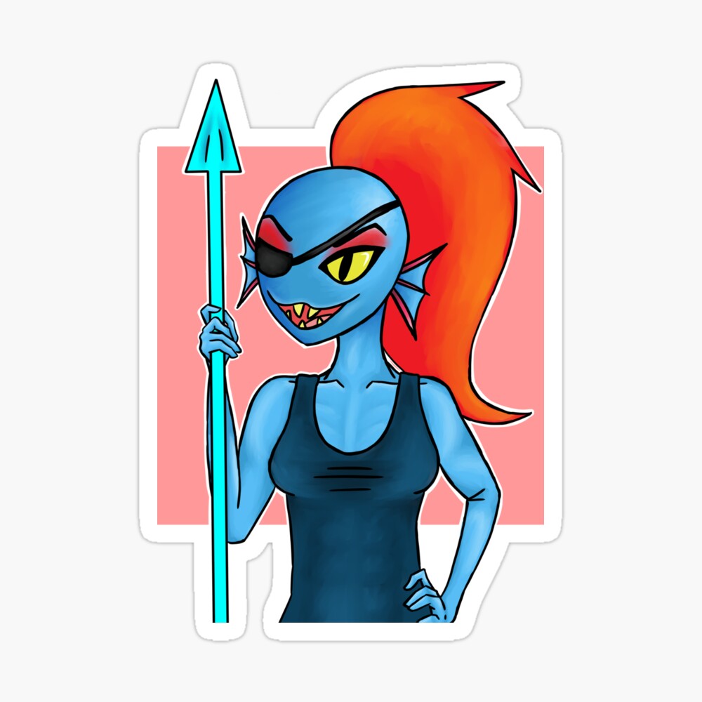 Undyne Undertale Poster By Sochijelly Redbubble