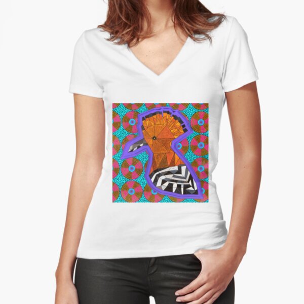 Fitted V-Neck T-Shirt